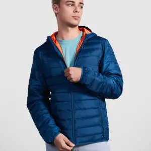 chaqueta hombre efecto pluma
