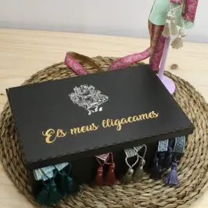 Lligacames molones con caja guarda lligacames