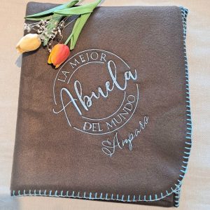 Mantas bordadas personalizadas