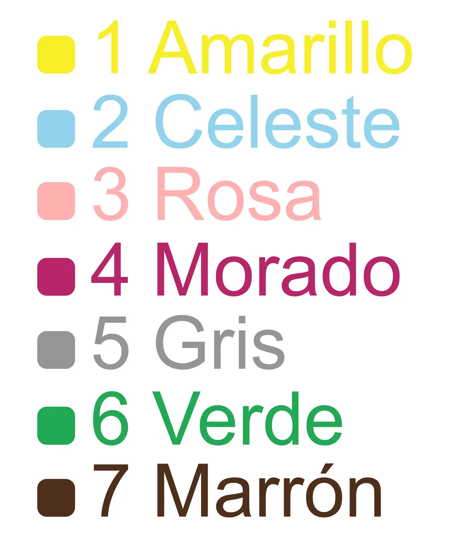 colores bordado