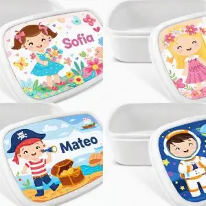 Fiambrera infantil personalizada