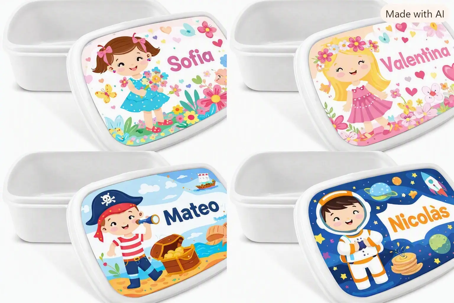 Fiambrera infantil personalizada