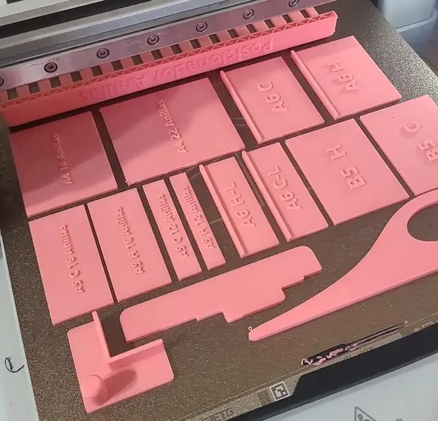accesorios Cinch rosa impreso 3D