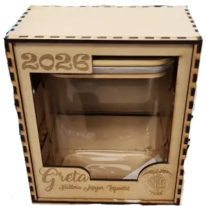 Caja Porta Cenizas Falla Greta sin fondo