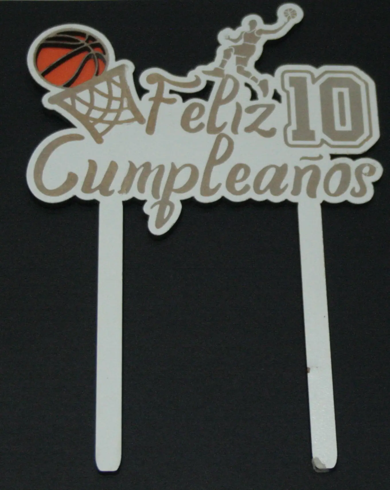 Topper de Cumpleaños Personalizado en 3D pequeño - Imagen 5